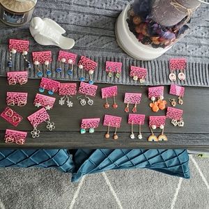 $2.50 per pair,25 pairs of Betsey Johnson earrings